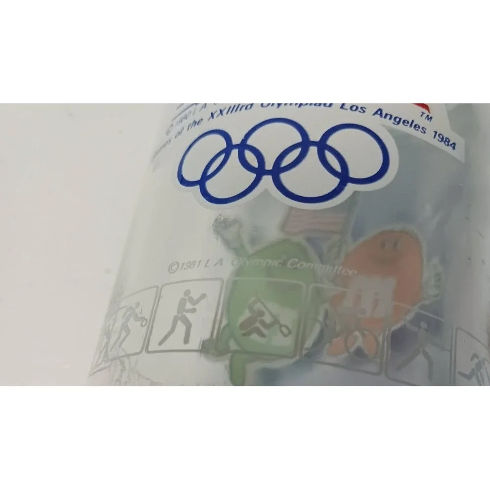 Vintage Anchor Hocking M&Ms‎ Olympic glass candy canister
